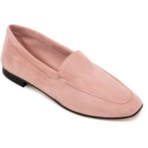 Andrea Carrano Mare Loafers Suede Dusty Pink NWB
